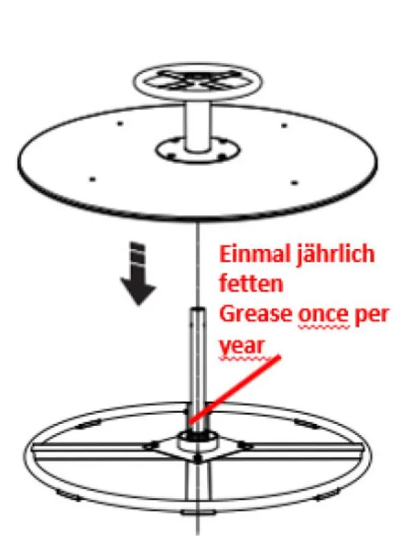 Part B of the assembly instructions